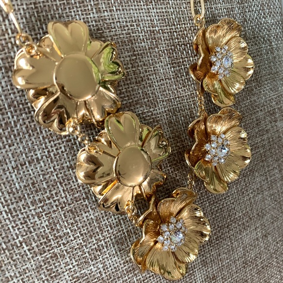 RELISTING Kate Spade Precious Poppies Gold Necklace - Picture 6 of 9